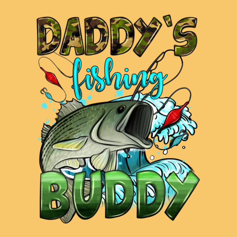 Daddy's Fishing Buddy Vintage Hoodie by HRA Design Shop | Teevron