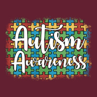 Autism Awareness Puzzle Background Classic Tee | Teevron