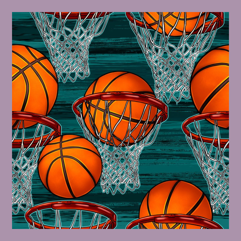 Basketball Hoop Seamless Pattern Heavyweight Hoodie by BundleAndBundleShop | Teevron
