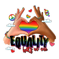 Equality Hurts No One Lgbtq Hands Premium Sweatshirt | Teevron