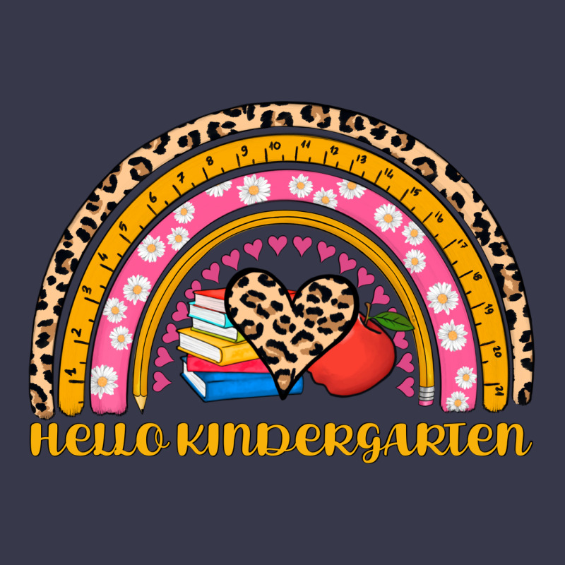 Back To School Rainbow Hello Kindergarten Long Sleeve Tee by AdoDesignShop | Teevron