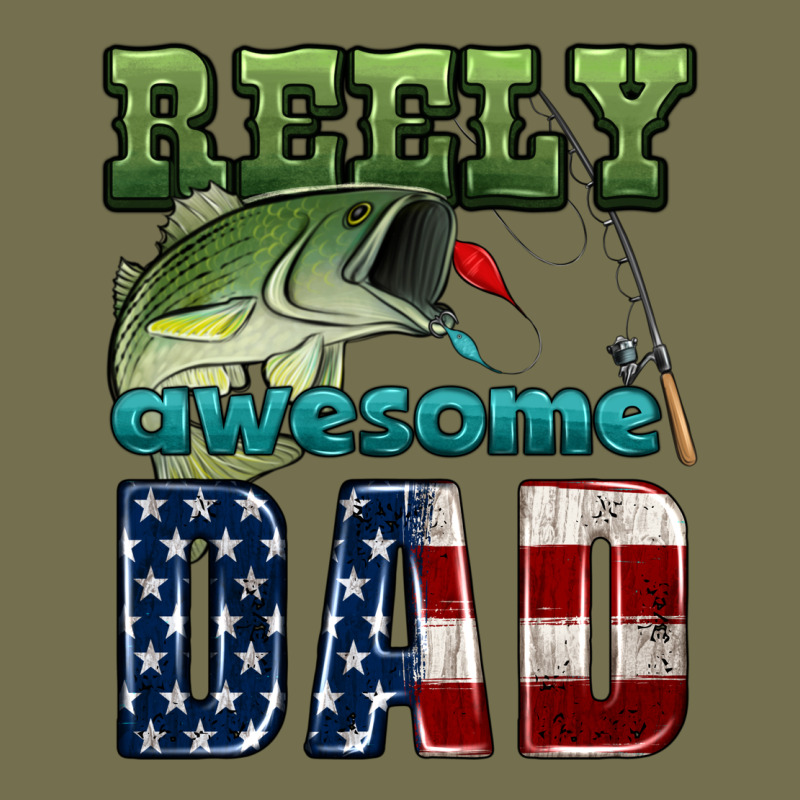 Reely Awesome Dad Vintage Hoodie by HRA Design Shop | Teevron