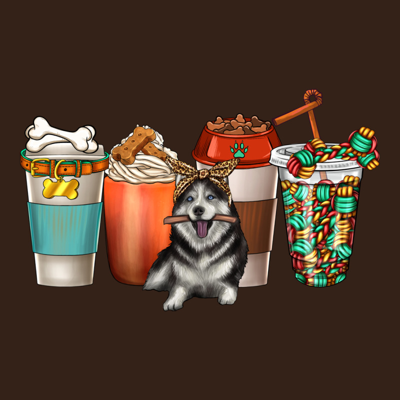 Alaskan Husky Dog Coffee Cups Heavy Core Tee by texasbilliewilder | Teevron