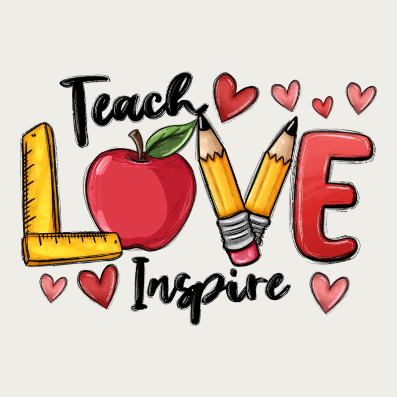 Teach Love Inspire Zipper Hoodie by MaliasSmallBusiness | Teevron