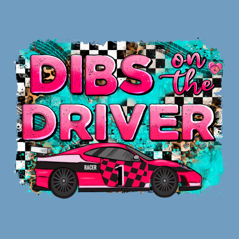 Dibs On The Driver Background Urban Heavy Tee by AdoDesignShop | Teevron