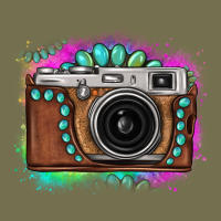 Tie Dye Gemstone Vintage Camera Vintage Hoodie | Teevron