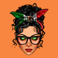 Mexican Latina Girl Messy Bun Premium Sweatshirt | Teevron