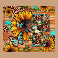 Cross Sunflower Butterfly Vintage Tee | Teevron