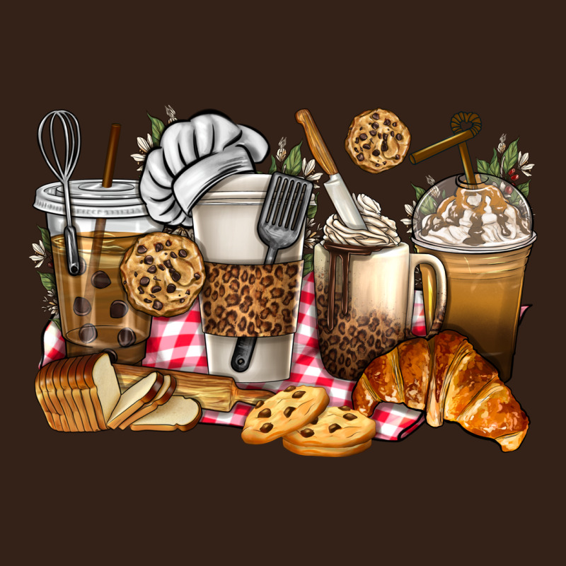 Bakery Coffee Cups Heavy Core Tee by texasbilliewilder | Teevron