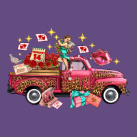 Valentine's Day Truck Photography Love Side View Vintage Hoodie | Teevron