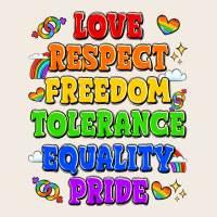 Love Respect Freedom Tolerance Equality Pride Premium Sweatshirt | Teevron