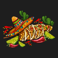 Mexican Elote Corn Sombrero Lime And  Cactus Classic Tee | Teevron