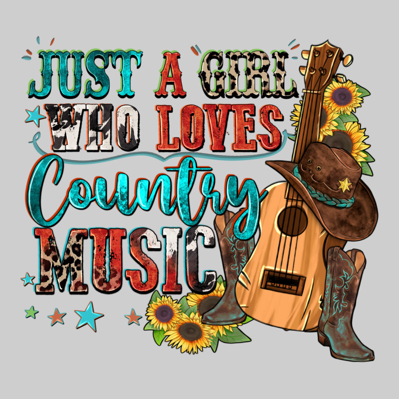 Just A Girl Who Loves Country Music Premium Tee by Zillion Design Studio | Teevron