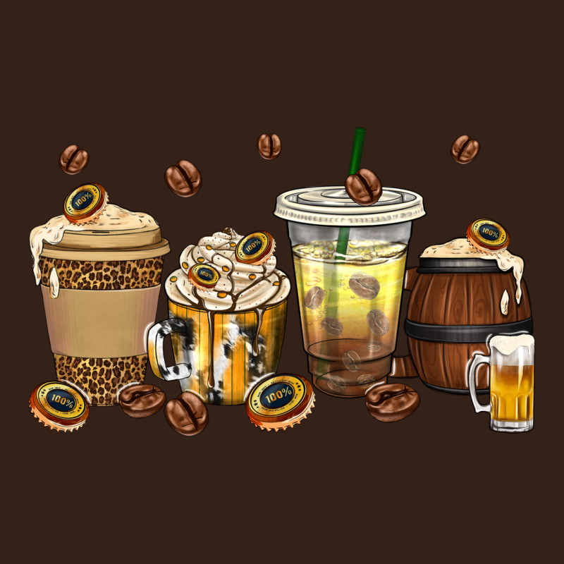 Beer Coffee Cups Heavy Core Tee by texasbilliewilder | Teevron