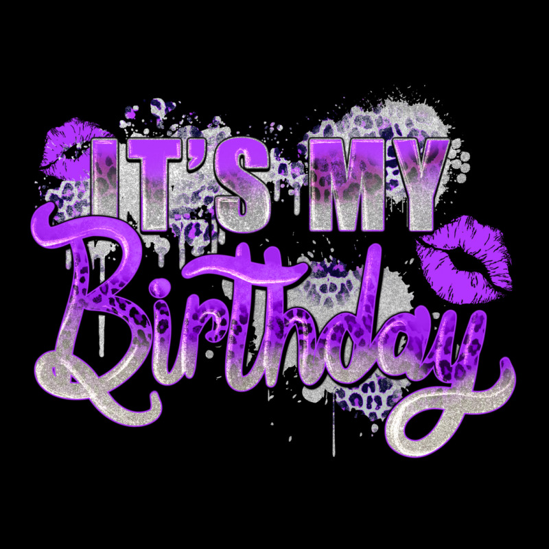 Purple Its My Birthday Heavy Core Tee by Zillion Design Studio | Teevron