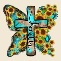 Faith Sunflower Cross Premium Tee | Teevron