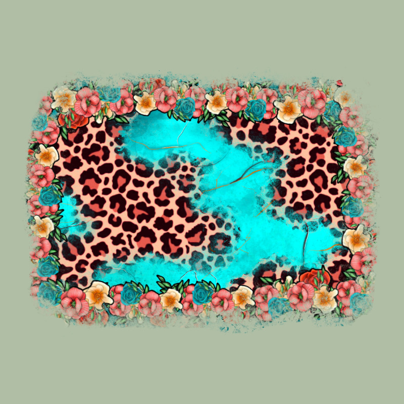 Easter Leopard Turquoise Background Urban Heavy Tee by JahusDesignShop | Teevron
