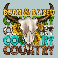 Born And Raised Country Western Heavy Core Tee | Teevron