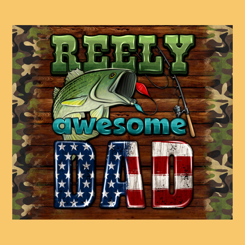Reely Awesome Dad Vintage Hoodie by HRA Design Shop | Teevron