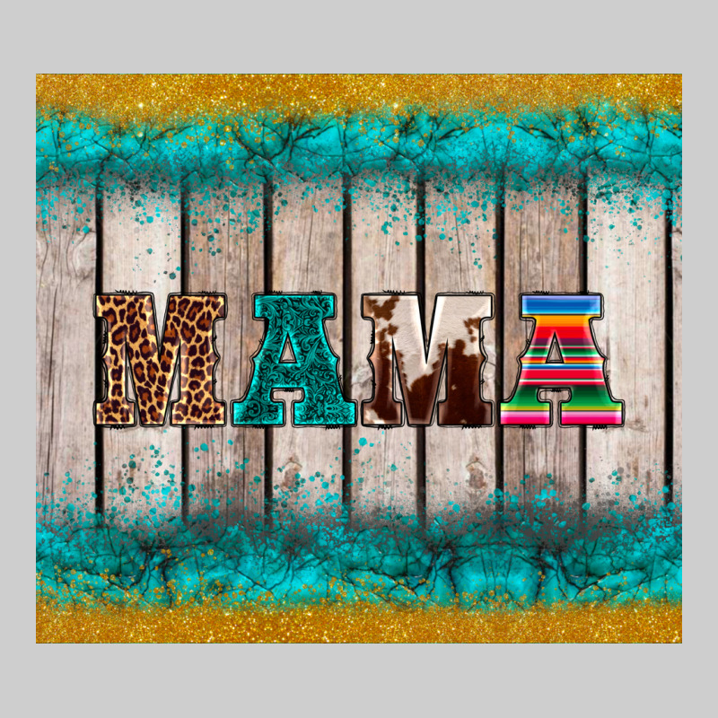 Western Turquoise Mama Premium Tee by BarkalooDesign | Teevron