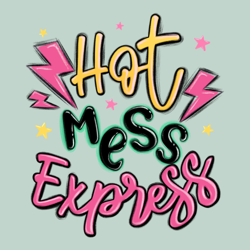 Hot Mess Express Zipper Hoodie by MaliasSmallBusiness | Teevron