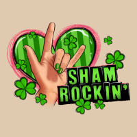 Shamrockin' Rock N Roll Female Hand Heavyweight Sweatshirt | Teevron