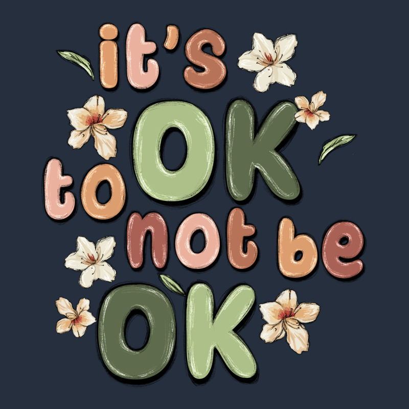 It's Ok To Not Be Ok Zipper Hoodie by MaliasSmallBusiness | Teevron