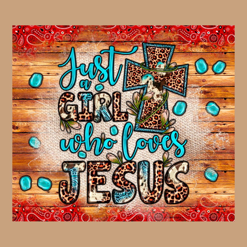 Just A Girl Who Loves Jesus Vintage Tee by JahusDesignShop | Teevron