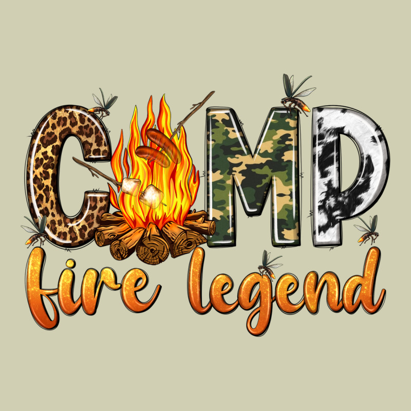 Camp Fire Legend With Fire Heavy Core Tee by texasbilliewilder | Teevron