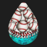 Baseball And Western Roses Teardrop  8 Heavyweight Hoodie | Teevron