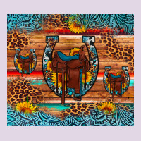 Saddle Horseshoe Leopard Sunflower Classic Tee | Teevron