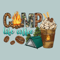 Camp Life Coffee With Coffee Cup Heavy Core Tee | Teevron