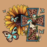 Leopard Cross Sunflower Butterfly Vintage Tee | Teevron