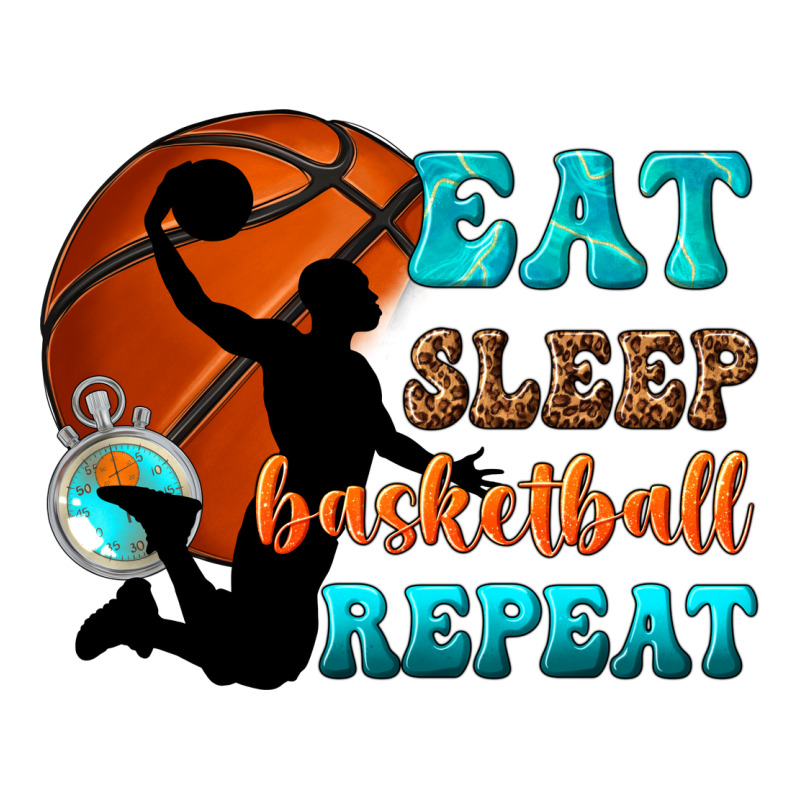 Eat Sleep Basketball Repeat Premium Tee by texasbilliewilder | Teevron