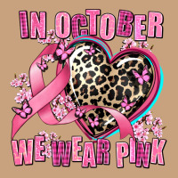 Western Leopard  In October We Wear Pink Heart Vintage Tee | Teevron