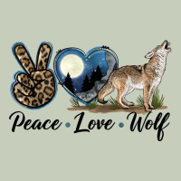 Peace Love Wolf Long Sleeve Tee | Teevron