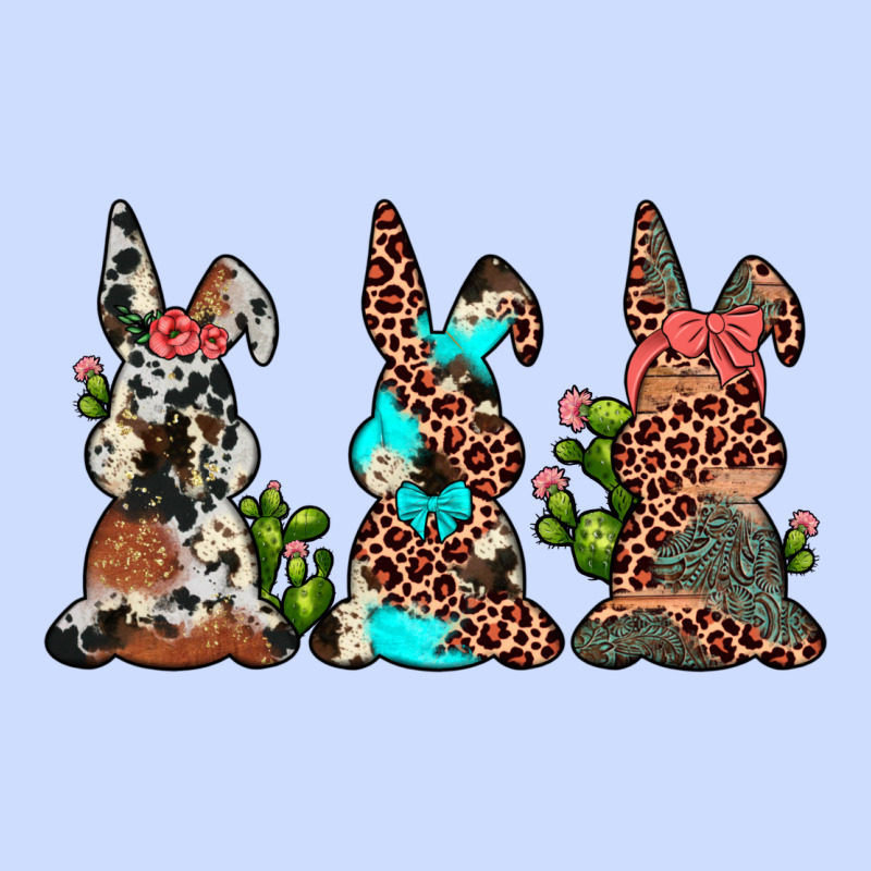 Leopard Cowhide Turquoise Cactus Bunny's Urban Heavy Tee by JahusDesignShop | Teevron