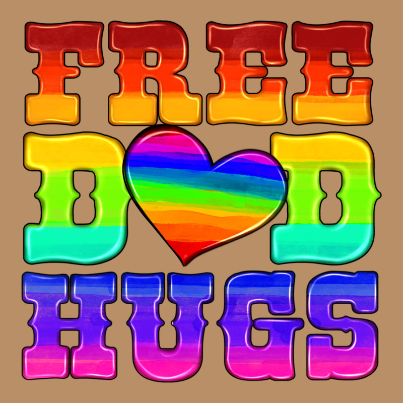 Lgbtq Free Dad Hugs Vintage Hoodie by HRA Design Shop | Teevron