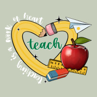 Teaching Is A Work Of Heart Ladies Tee | Teevron