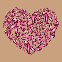 Breast Cancer Ribbon Heart Vintage Tee | Teevron