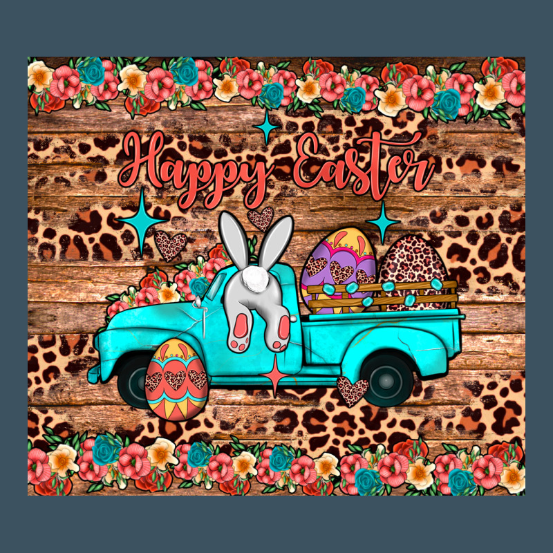 Happy Easter Truck Urban Heavy Tee by JahusDesignShop | Teevron