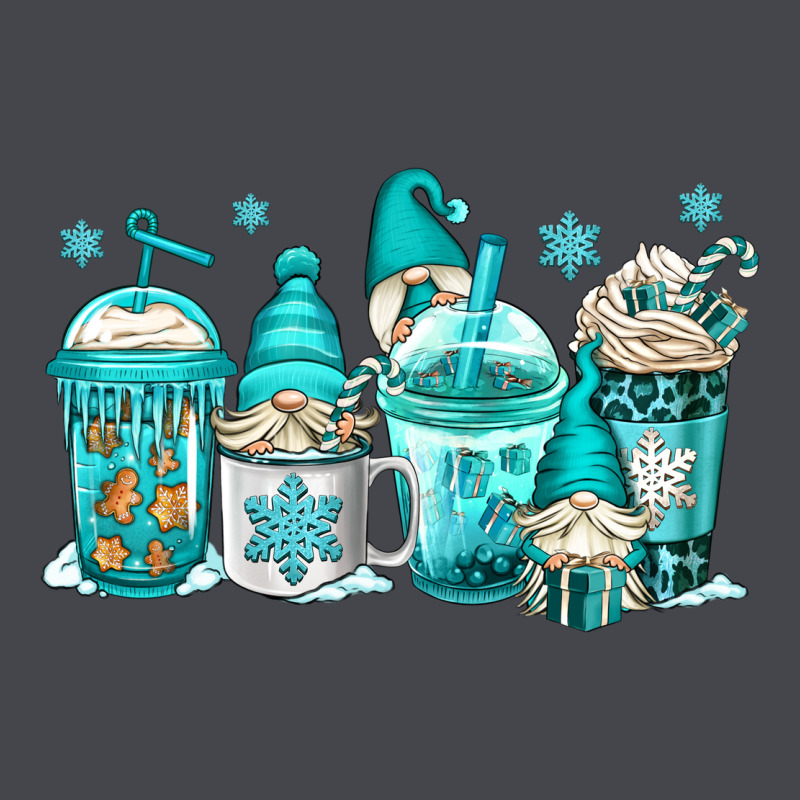 Winter Christmas Gnomes Coffee Cups Long Sleeve Tee by Jasminsmagicworld | Teevron