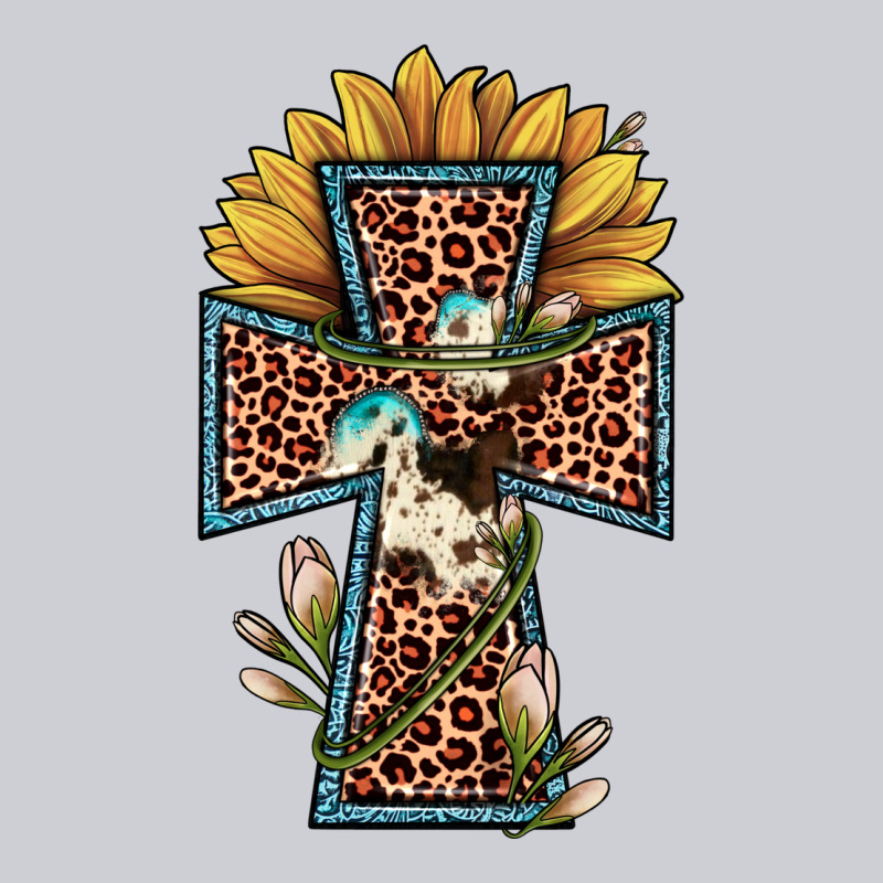 Leopard Cross  Sunflower Heavyweight Sweatshirt by JahusDesignShop | Teevron