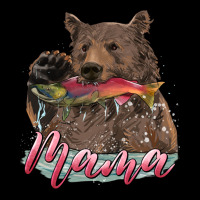 Mother's Day Mama Bear Hunting Fish Premium Tee | Teevron