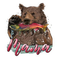 Mother's Day Mama Bear Hunting Fish | Teevron