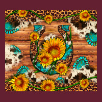 Sunflower Gemstone Leopard Cowhide Horseshoe Classic Tee | Teevron