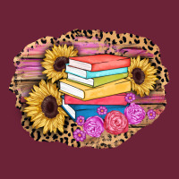 Books Sunflower Back To School Background Long Sleeve Tee | Teevron