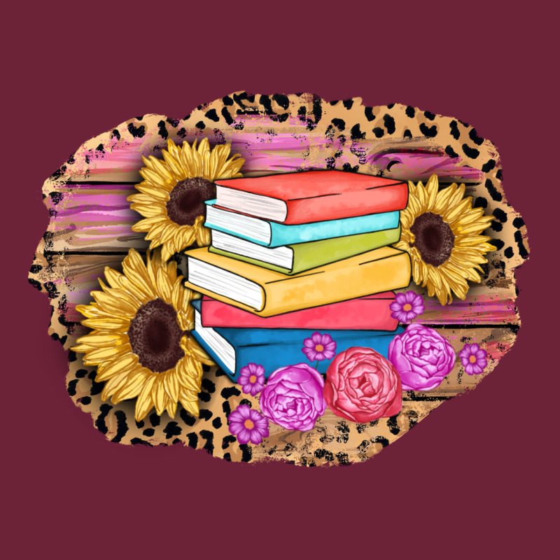 Books Sunflower Back To School Background Long Sleeve Tee by AdoDesignShop | Teevron