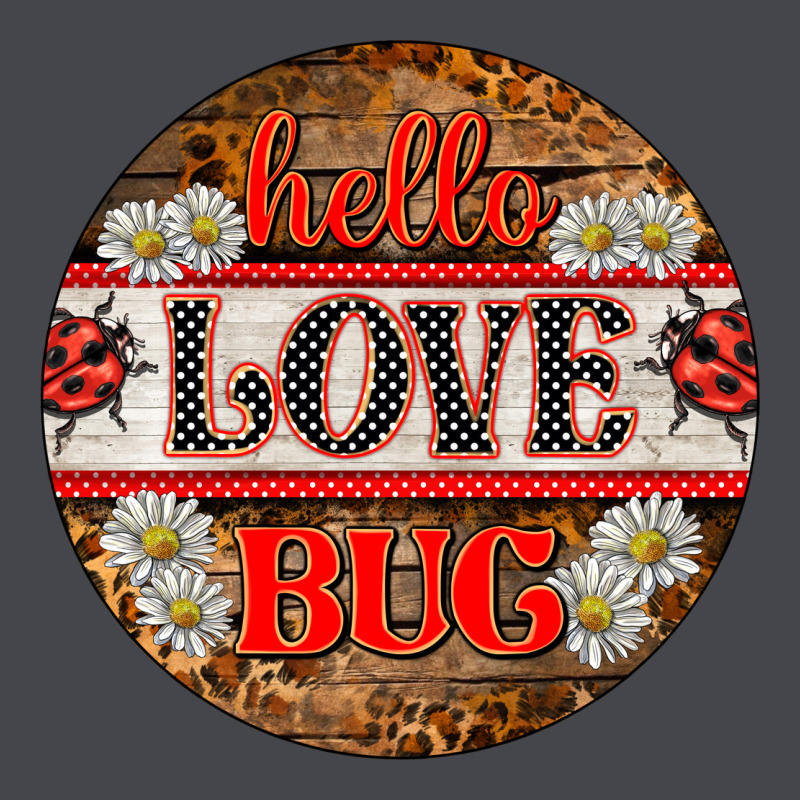 Hello Love Bug Ladybug Ornament Long Sleeve Tee by BarkalooDesign | Teevron