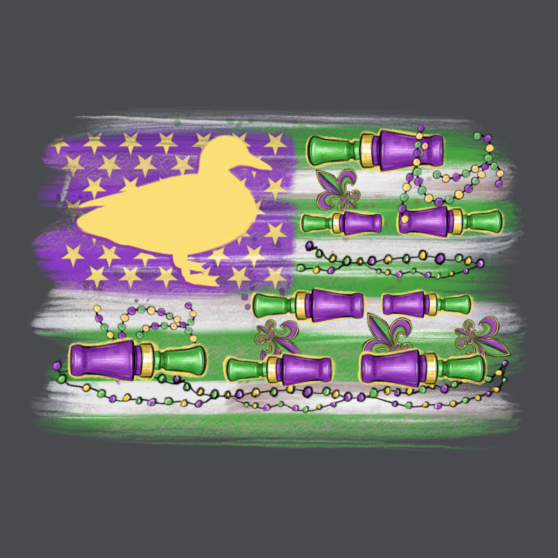 Mardi Gras Duck Call Flag Zipper Hoodie by MaliasSmallBusiness | Teevron